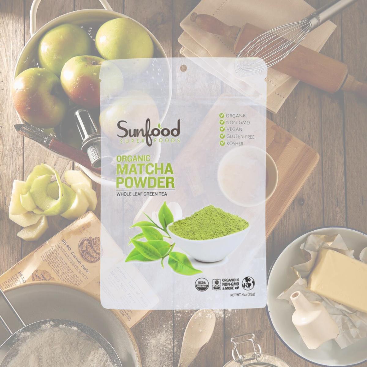 Picture of Sunfood HG2308864 4 oz Matcha Powder Green Tea
