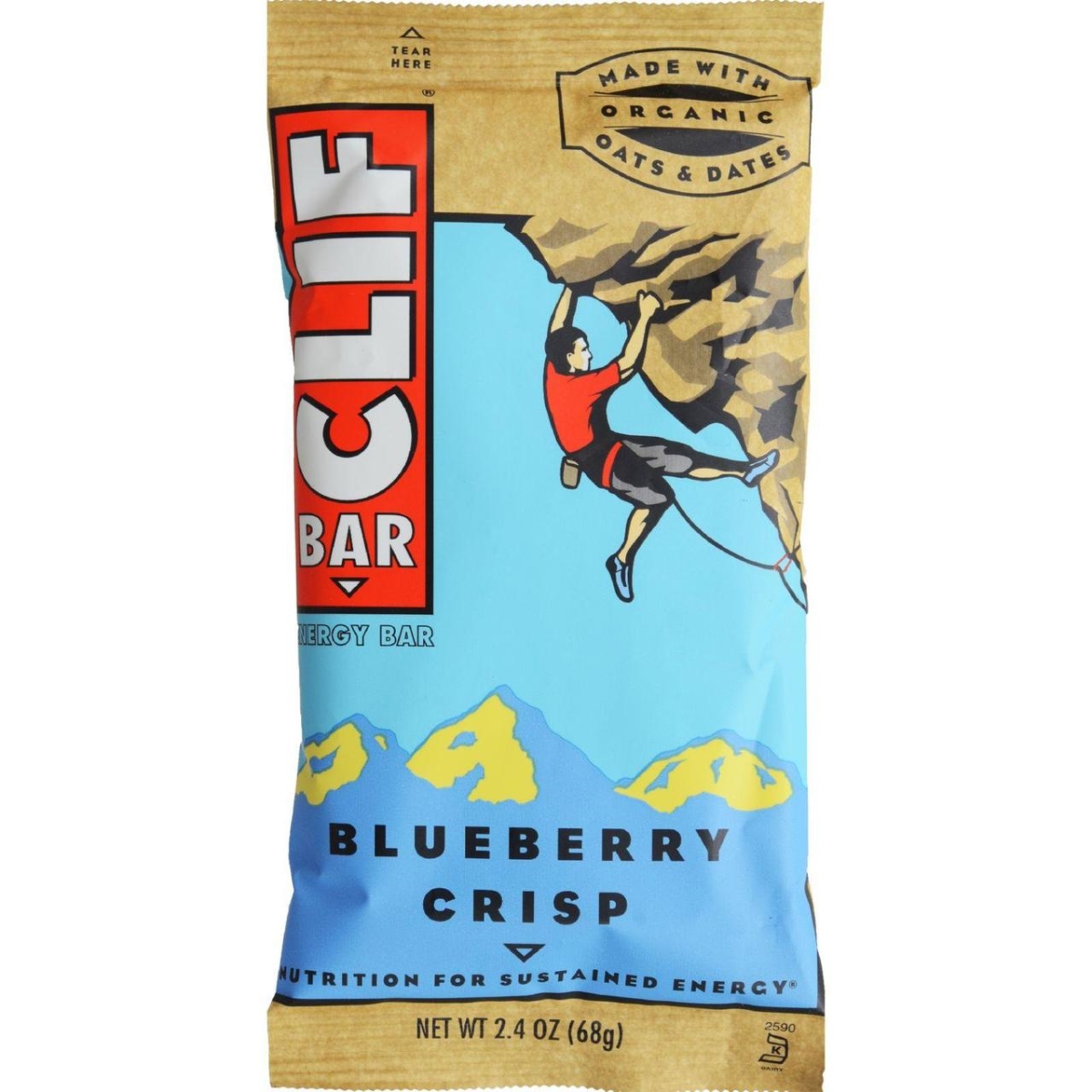 Clif Bar Hg0884916 2.4 Oz Organic Blueberry Crisp - Case Of 12