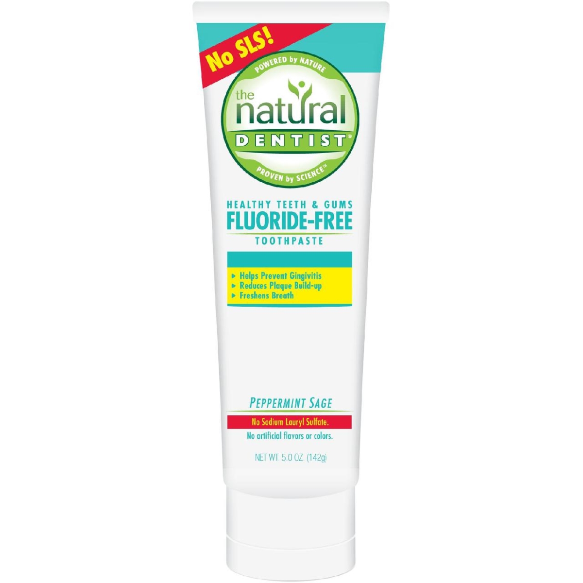 Hg0903468 5 Oz Fluoride Free Toothpaste Peppermint Sage
