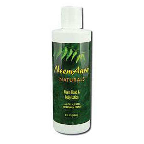 Neem Aura Naturals Hg0812941 8 Fl Oz Hand & Body Lotion With Aloe Vera