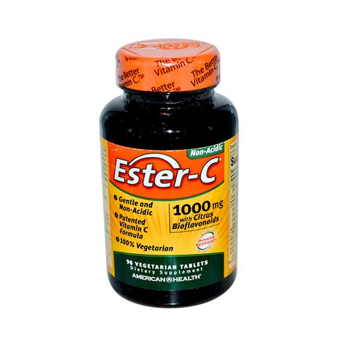 American Health Hg0888453 1000 Mg Ester-c With Citrus Bioflavonoids, 90 Vegetarian Tablets