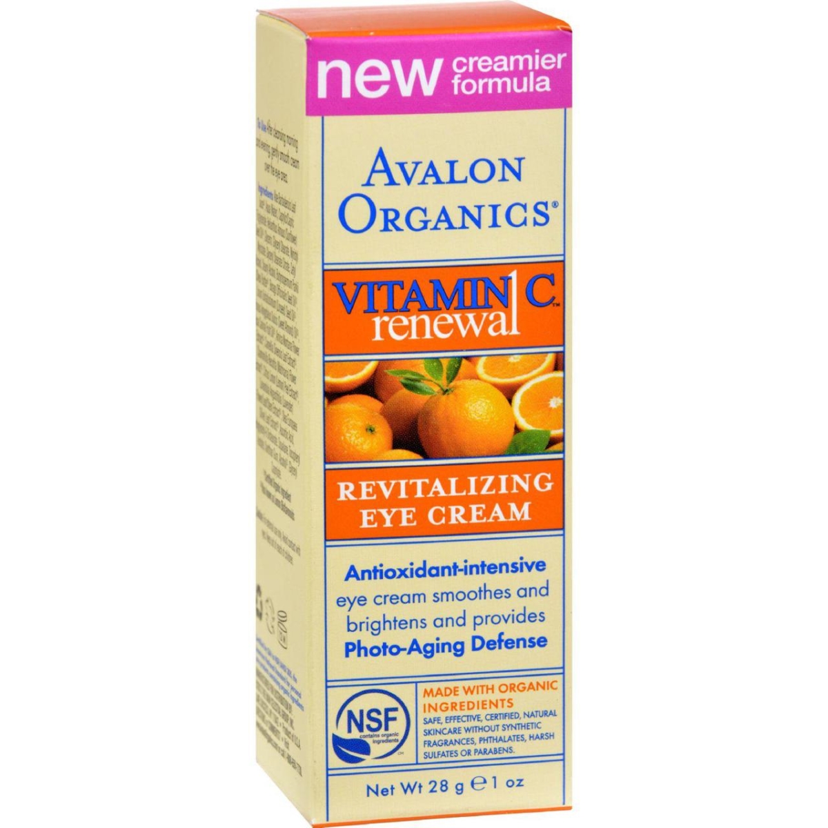 Hg0901520 1 Fl Oz Organics Revitalizing Eye Cream Vitamin C