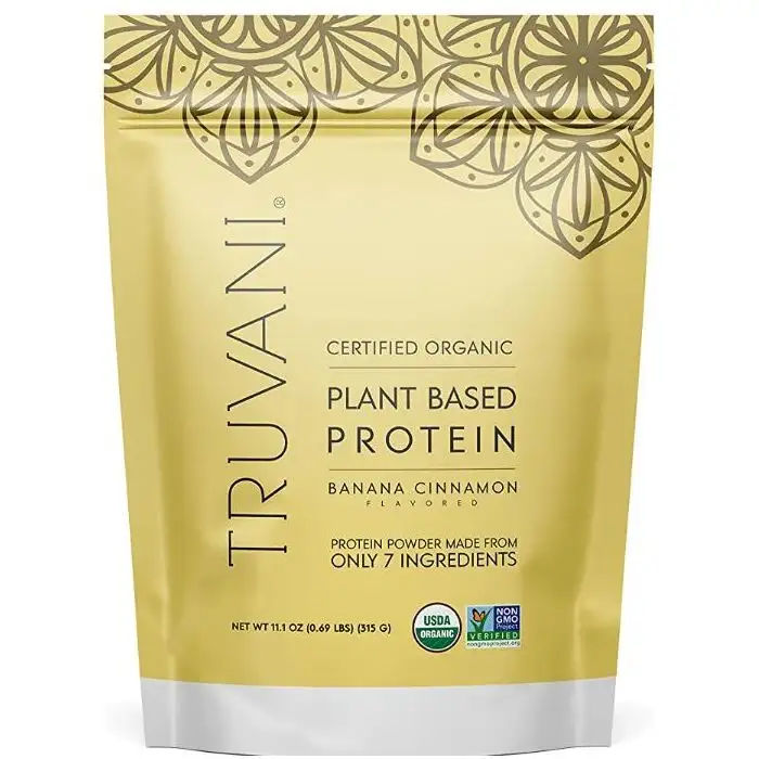 Truvani, Organic Plant Protein Powder Banana Cinnamon, 11.1 Oz