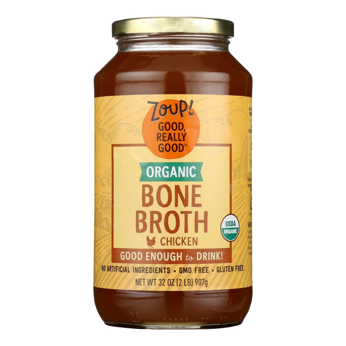 UPC 855868002150 product image for HG2847598 32 oz Chicken Bone Broth - Case of 6 | upcitemdb.com