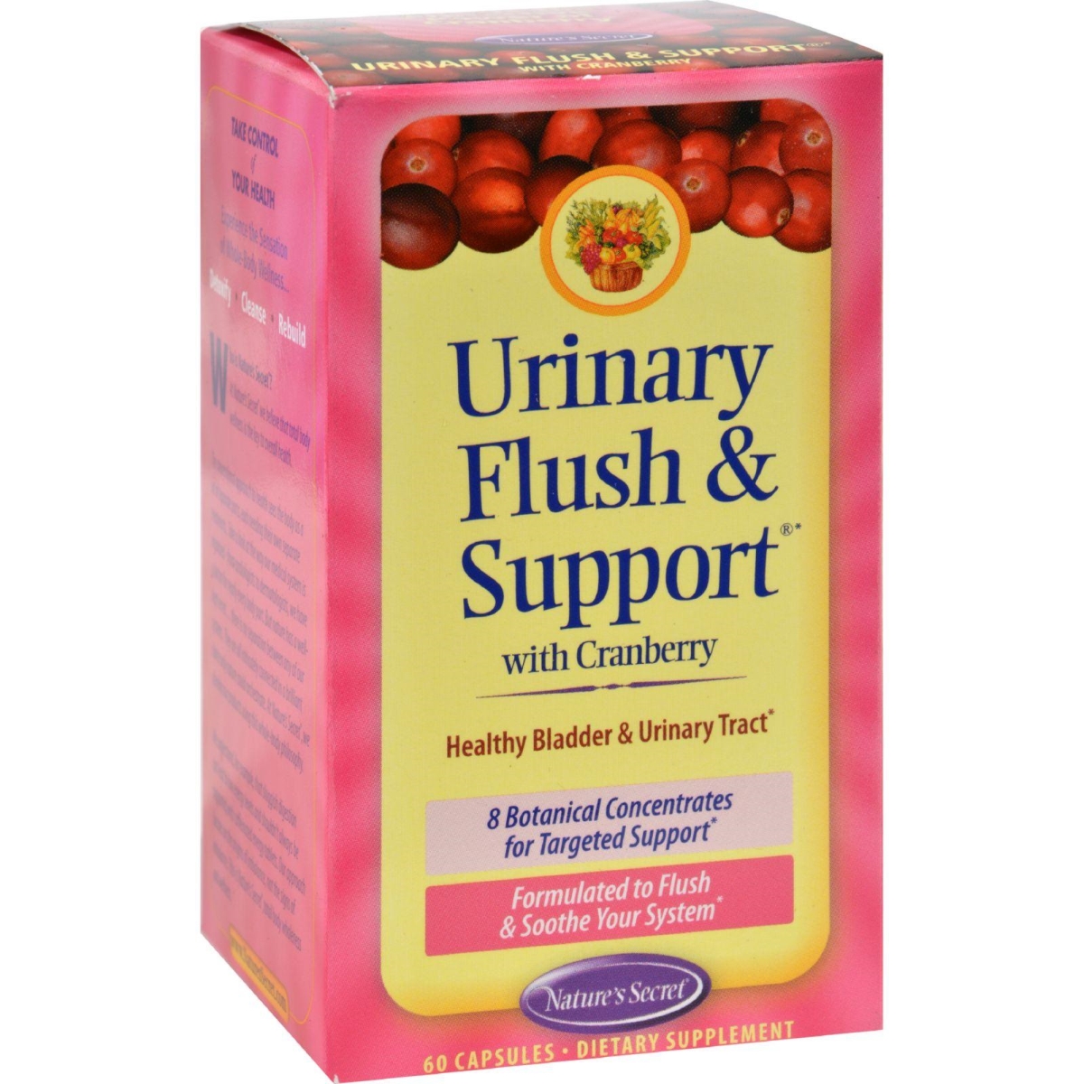 Hg0944728 Urinary Cleans & Flush With Cranberry Extract - 60 Capsules