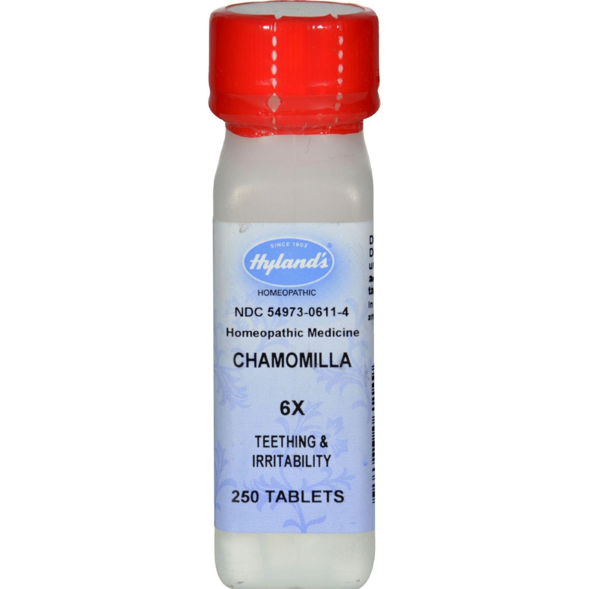 Hg0932822 Homeopathic Chamomilla 6x - 250 Tablets