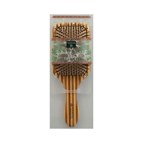 Hg1019488 Bamboo Lacquer Pin Paddle Brush, Large