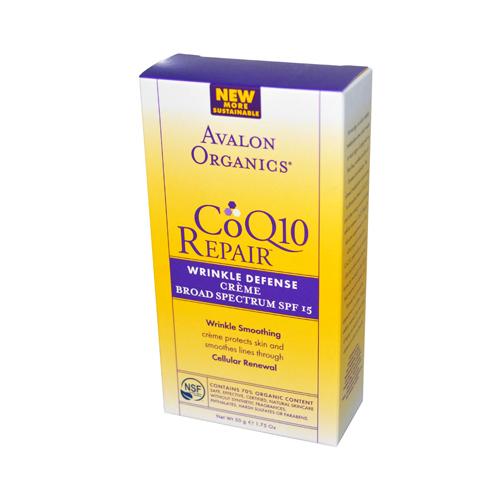 Hg0954875 1.75 Oz Organics Coq10 Repair Wrinkle Defense Spf 15 Creme