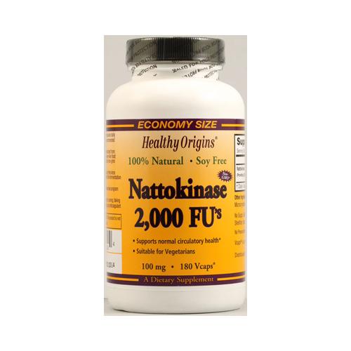 Hg1099571 100 Mg Nattokinase 2000 Fus - 180 Vegetarian Capsules