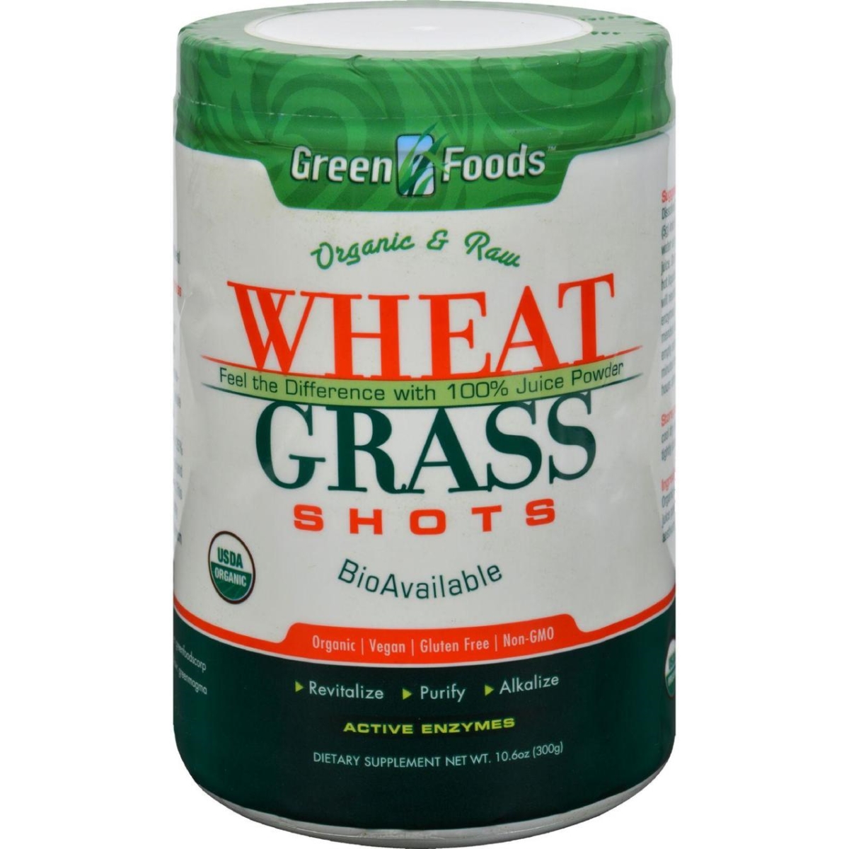 Hg1090117 10.6 Oz Organic & Raw Wheat Grass Shots