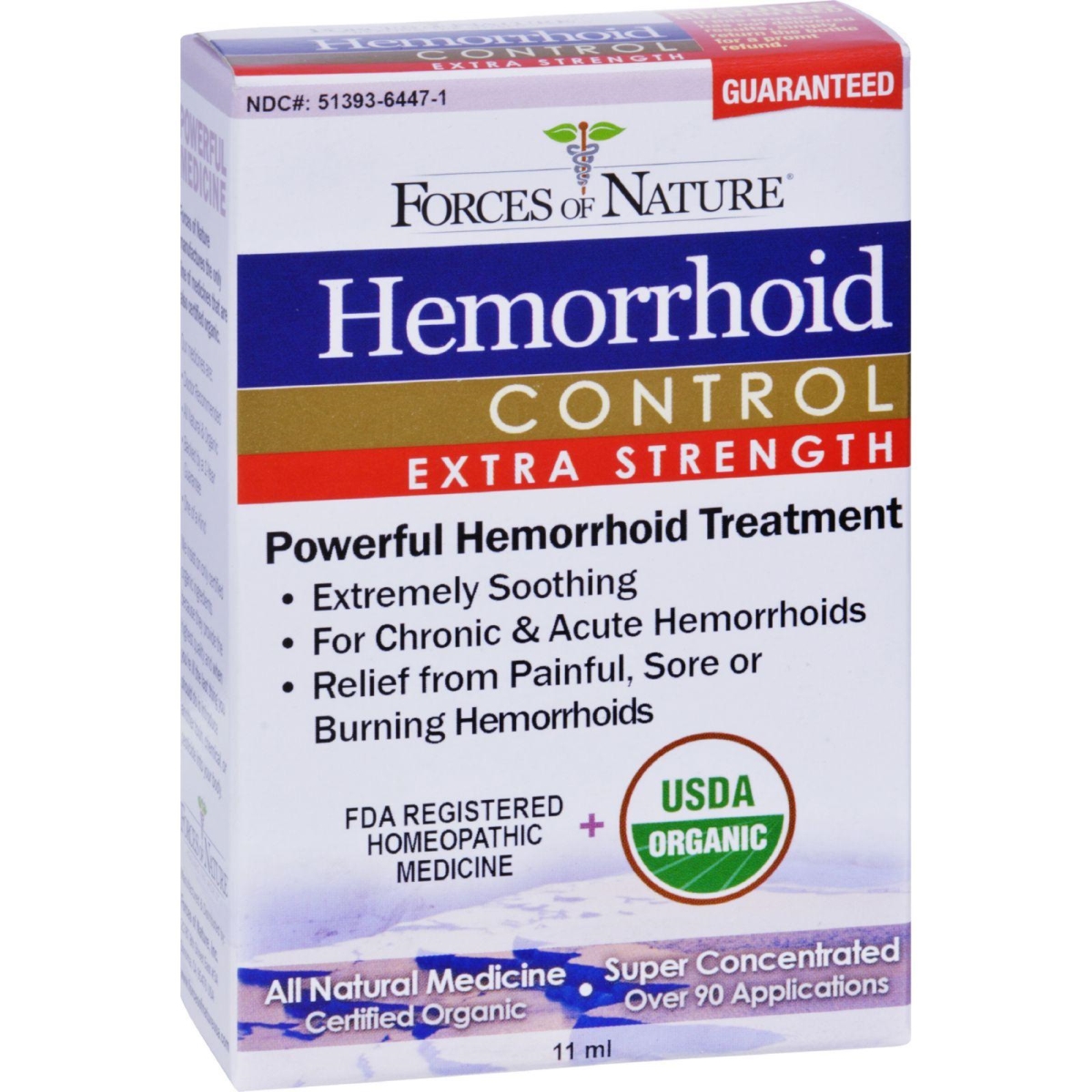 Hg1025238 11 Ml Organic Hemorrhoid Control, Extra Strength