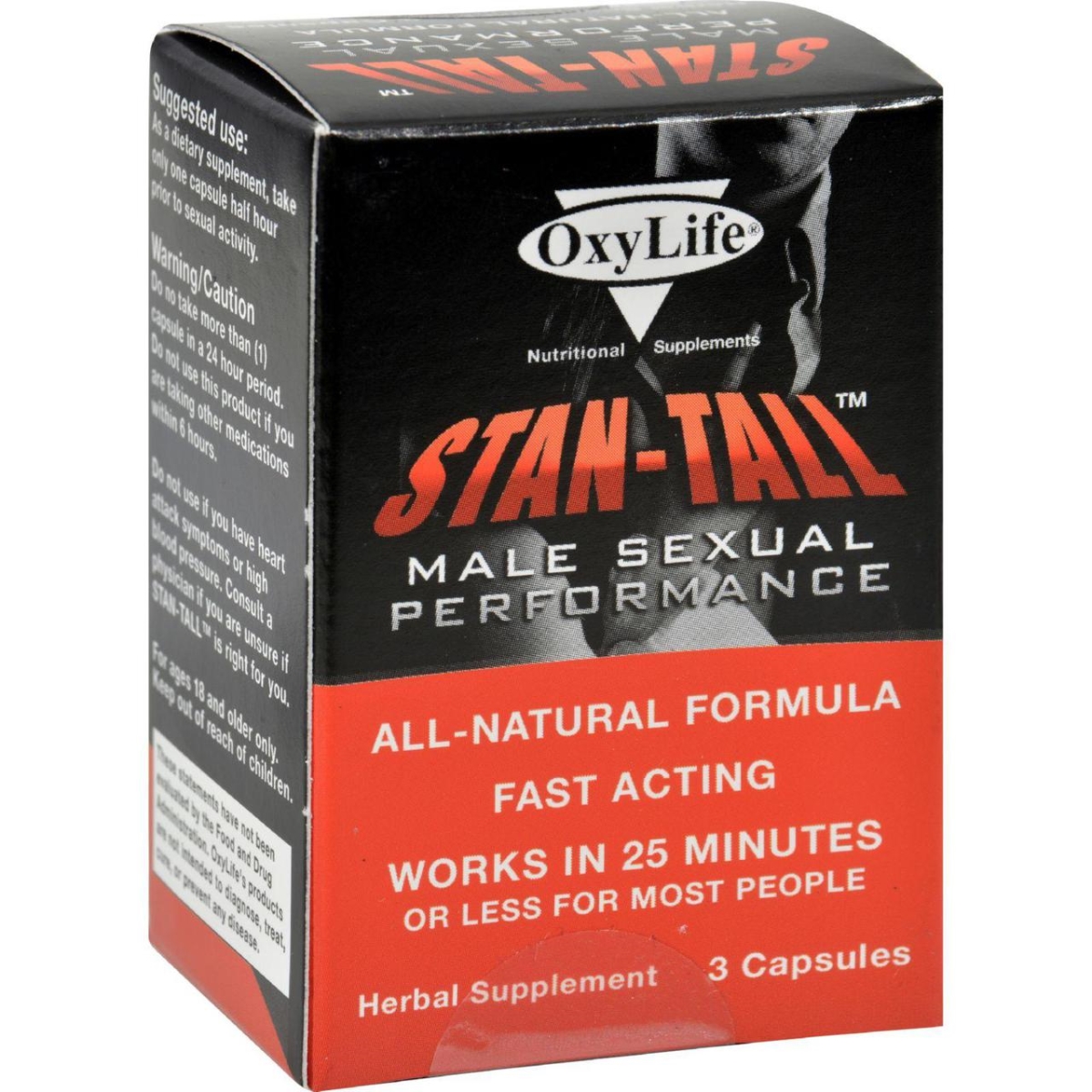 Hg1064237 Oxylife Stan-tall Male Sexual Performance - 3 Capsules