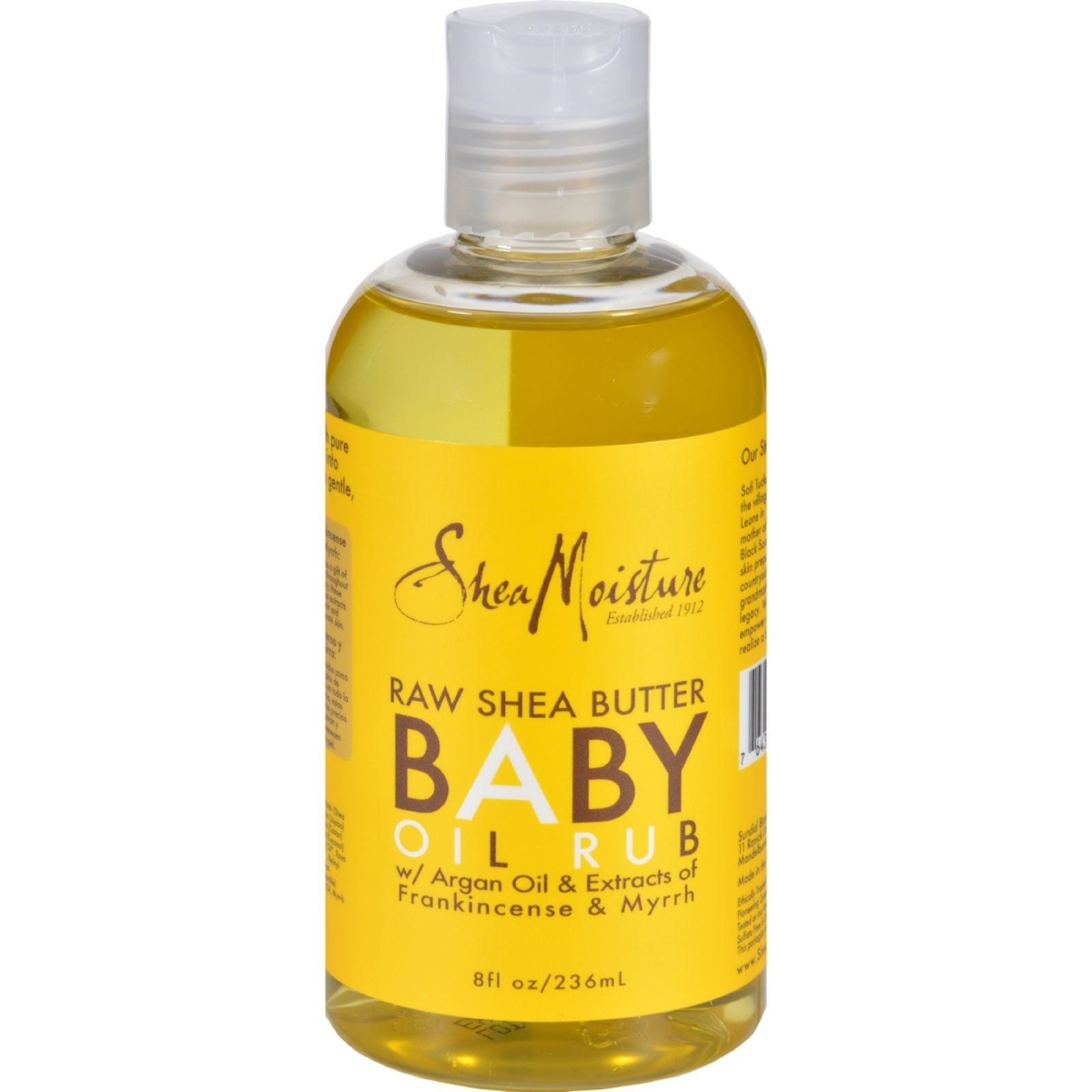 Sheamoisture Hg1090737 8 Oz Baby Oil Rub - Raw Shea Butter