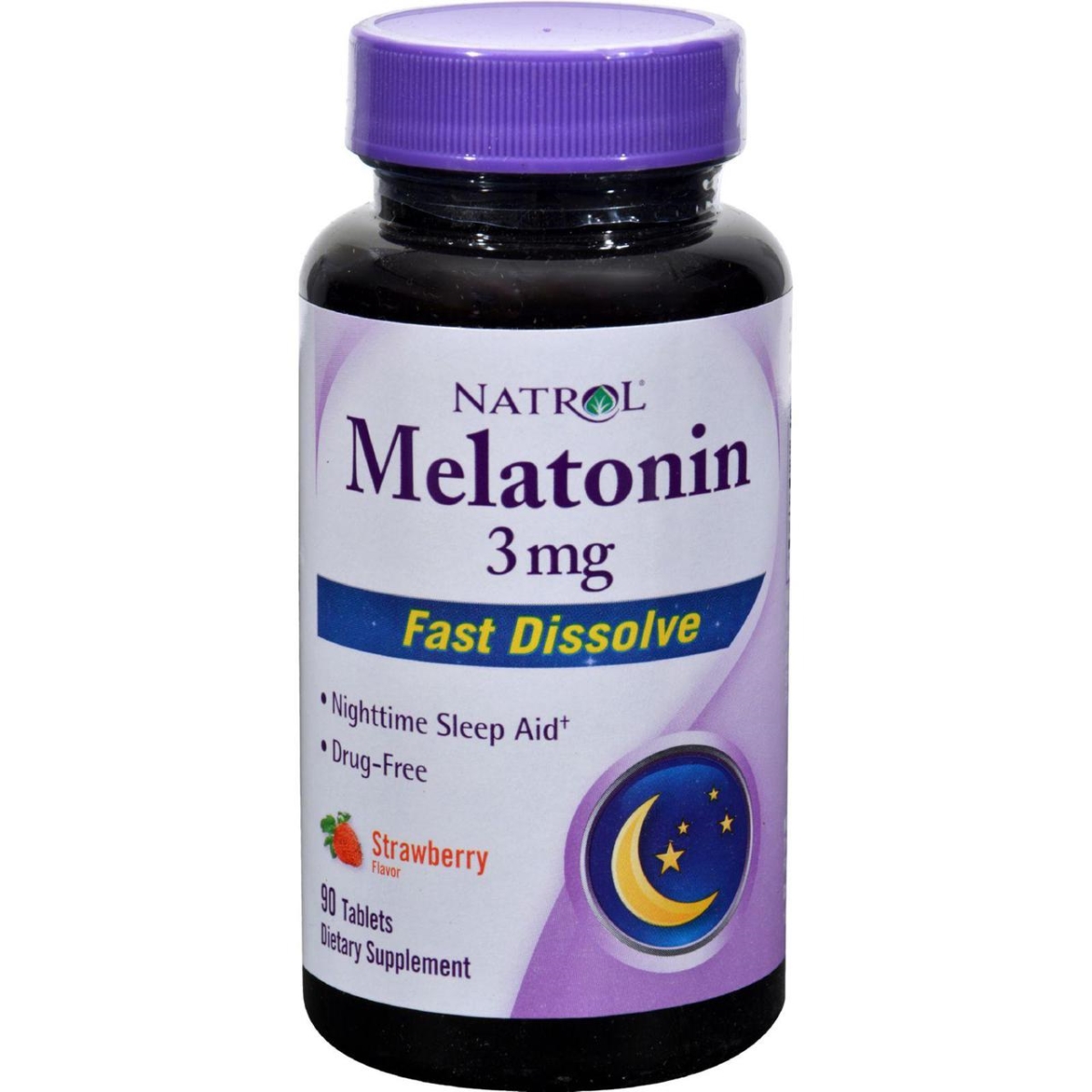 Hg1045269 3 Mg Melatonin Fast Dissolve Strawberry - 90 Tablets