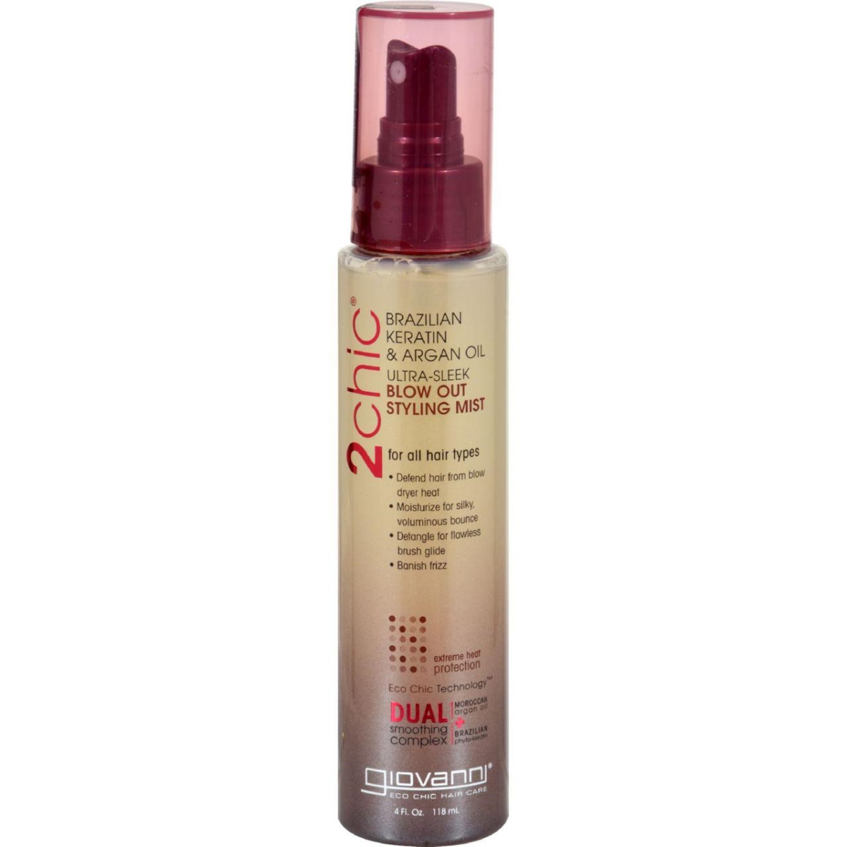 Hg1084565 4 Fl Oz 2chic Blow Out Styling Mist With Brazilian Keratin & Argan Oil