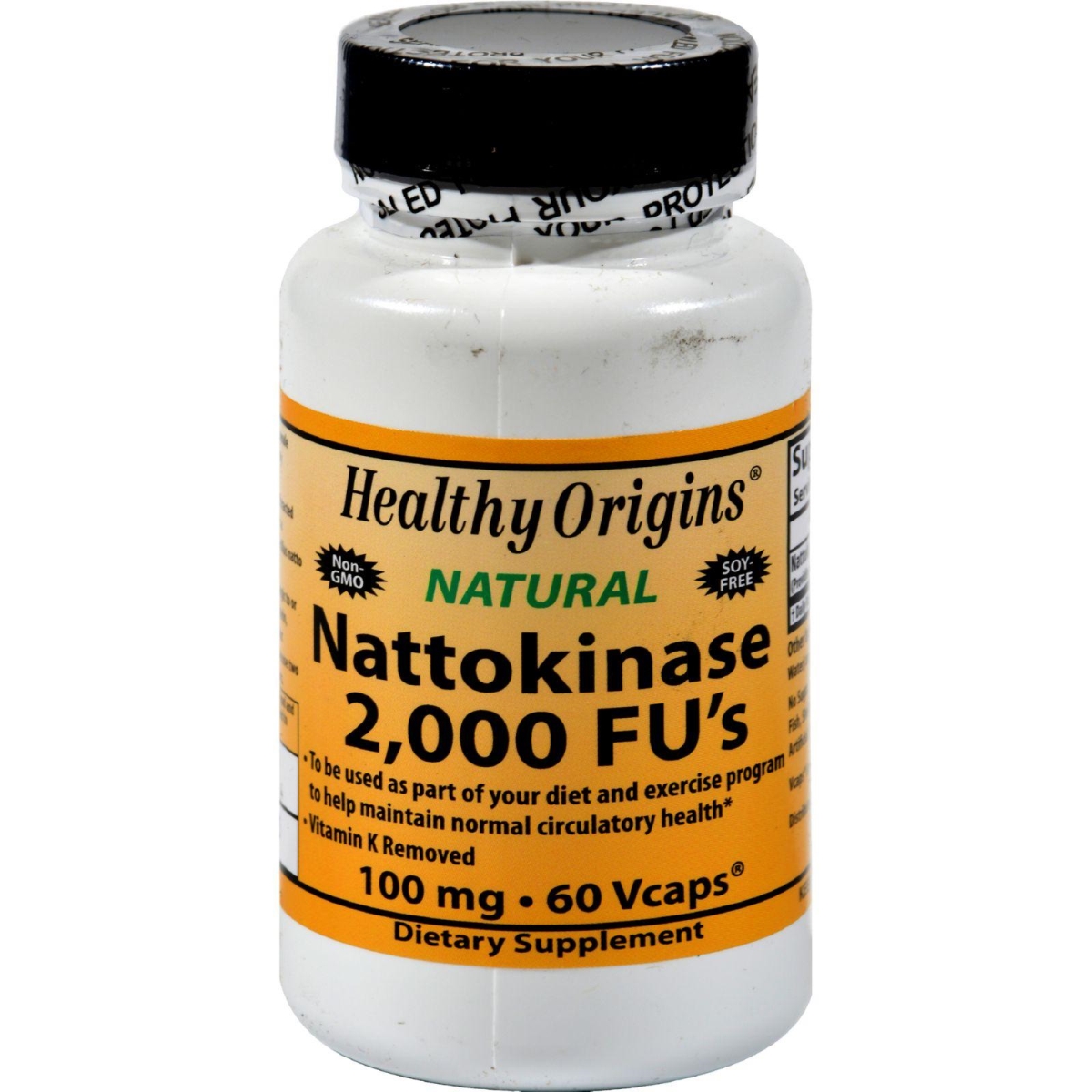 Hg1099563 100 Mg Nattokinase 2000 Fus - 60 Vegetarian Capsules