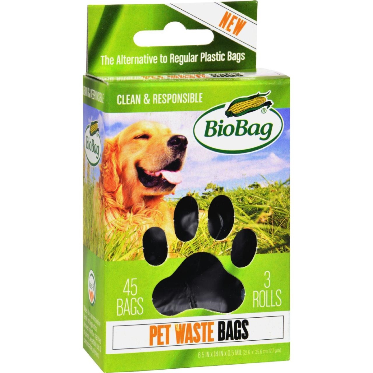 Hg1268796 Dog Waste Bags On A Roll - 45 Count, Case Of 12
