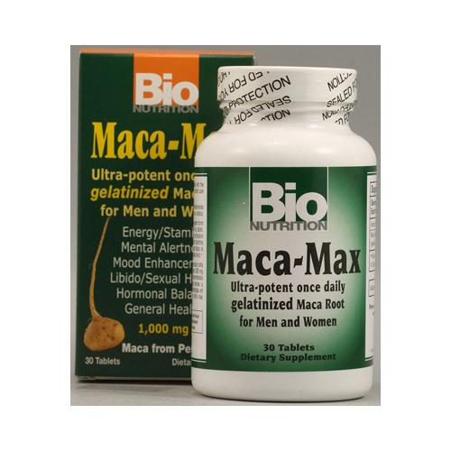 Bio Nutrition Hg1086115 1000 Mg Maca-max, 30 Tablets
