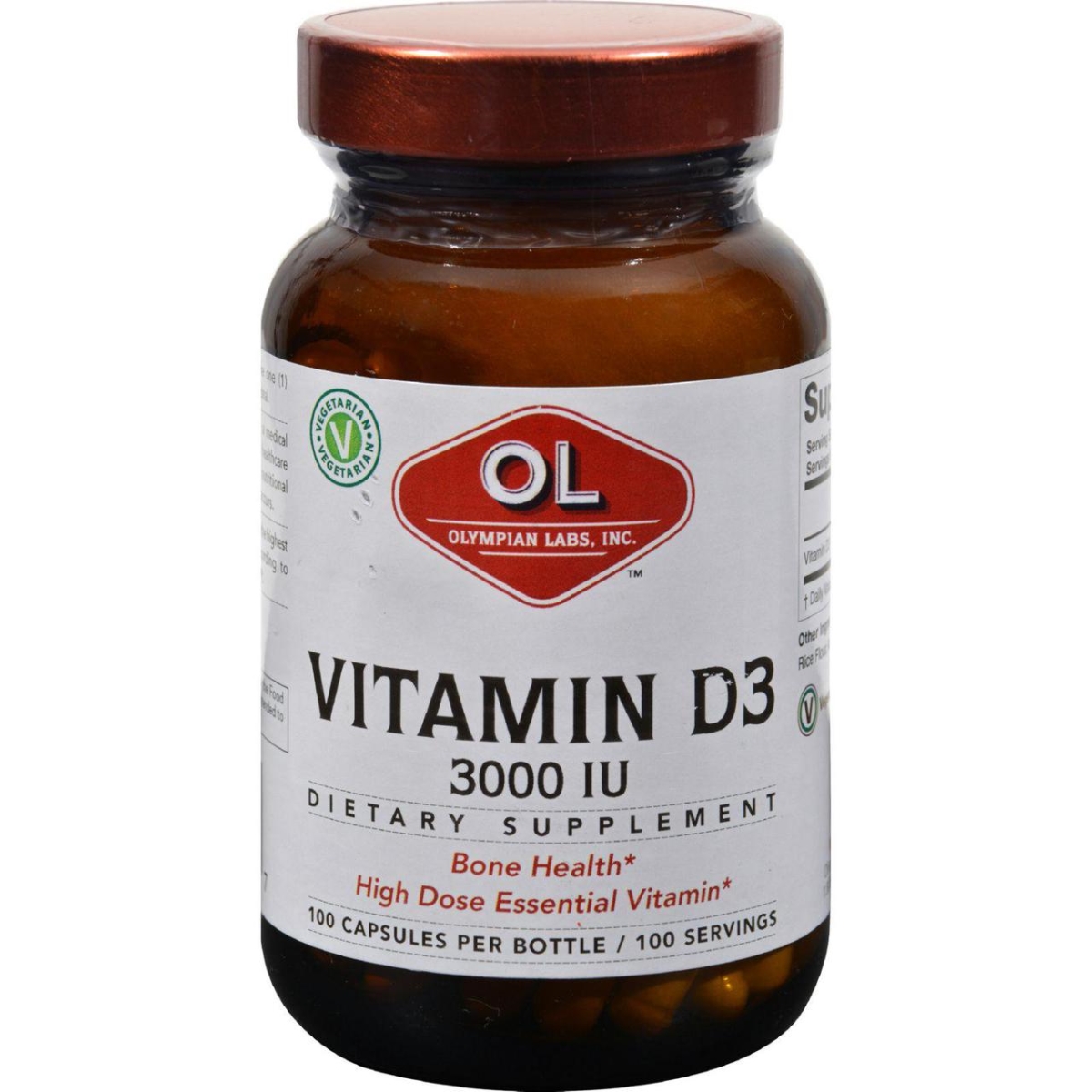 Hg1214576 Vitamin D3 - 3000 Iu, 100 Capsules