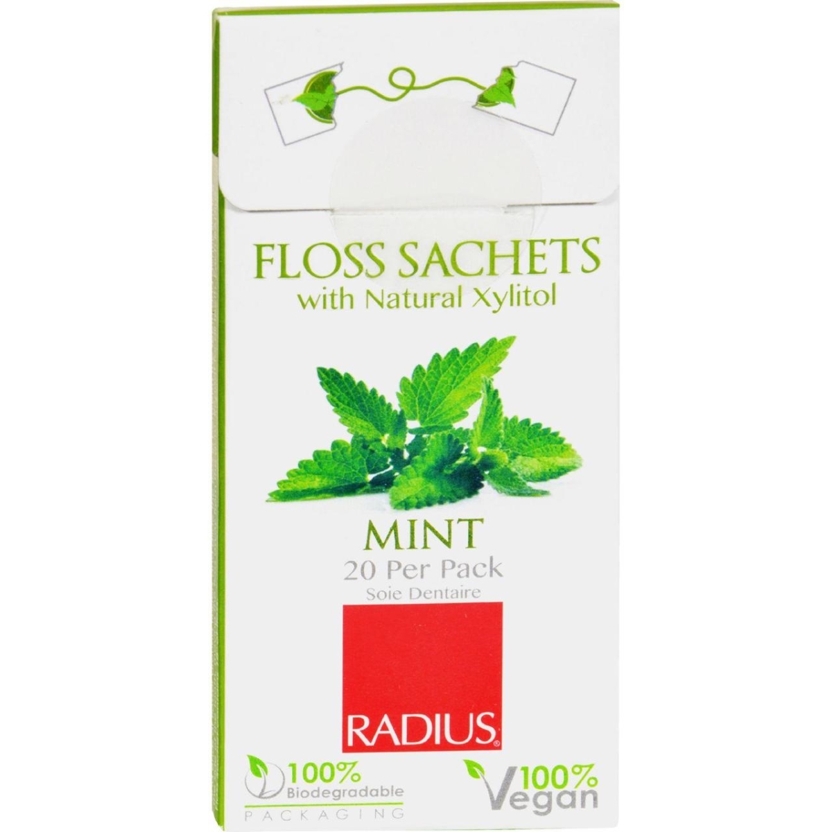 Hg1152305 Floss Sachets With Natural Xylitol - Mint - Case Of 20