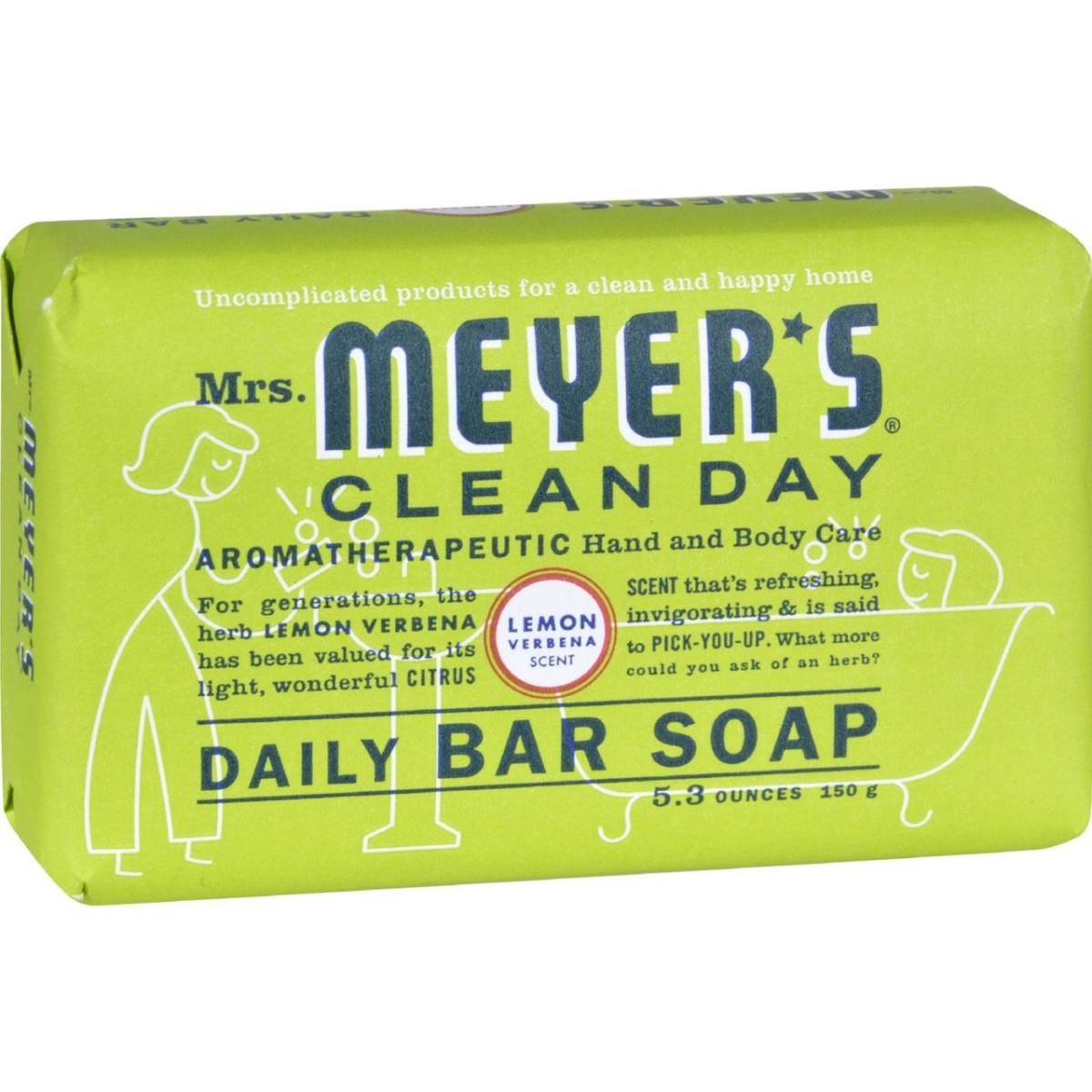 Hg1417815 5.3 Oz Bar Soap, Lemon Verbena - Case Of 12
