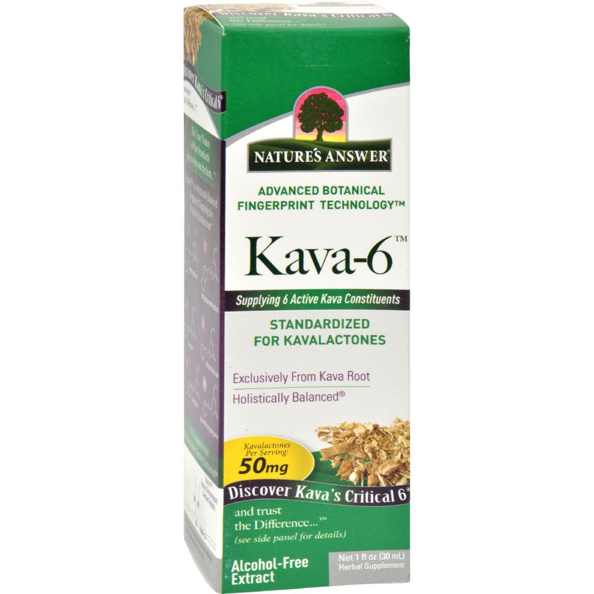 Natures Answer Hg1516236 1 Oz Kava 6 Extract - Alcohol Free