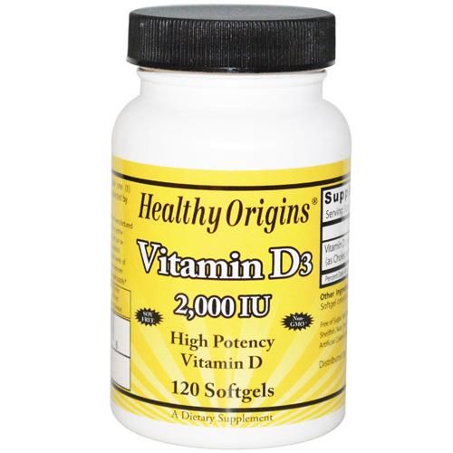 Hg1510452 Vitamin D3 - 2000 Iu, 120 Softgels