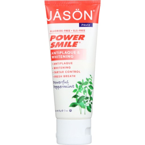 Products Hg1252568 3 Oz Toothpaste Powersmile, Antiplaque & Whitening Powerful Peppermint - Fluoride-free, Case Of 12