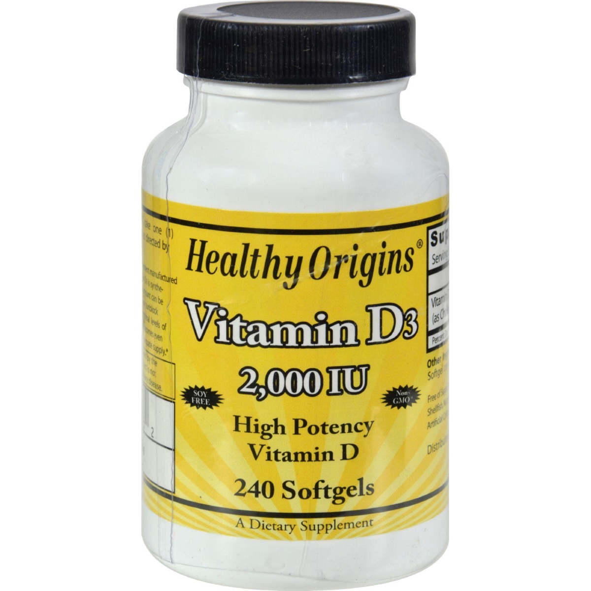 Hg1510478 Vitamin D3 - 2000 Iu, 240 Softgels