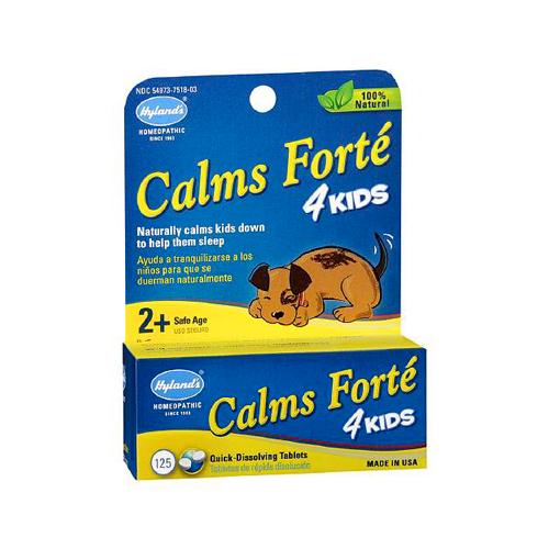 Hg1267871 Homeopathic Calms Forte 4 Kids - 125 Tablets