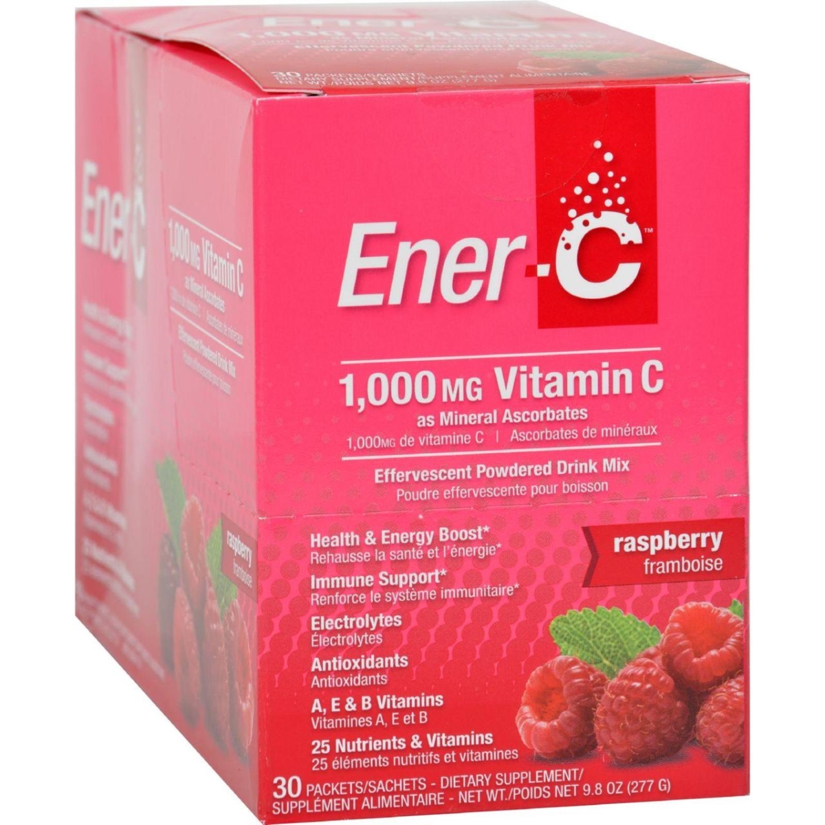 Hg1275213 1000 Mg Vitamin Drink Mix - Raspberry, 30 Packet