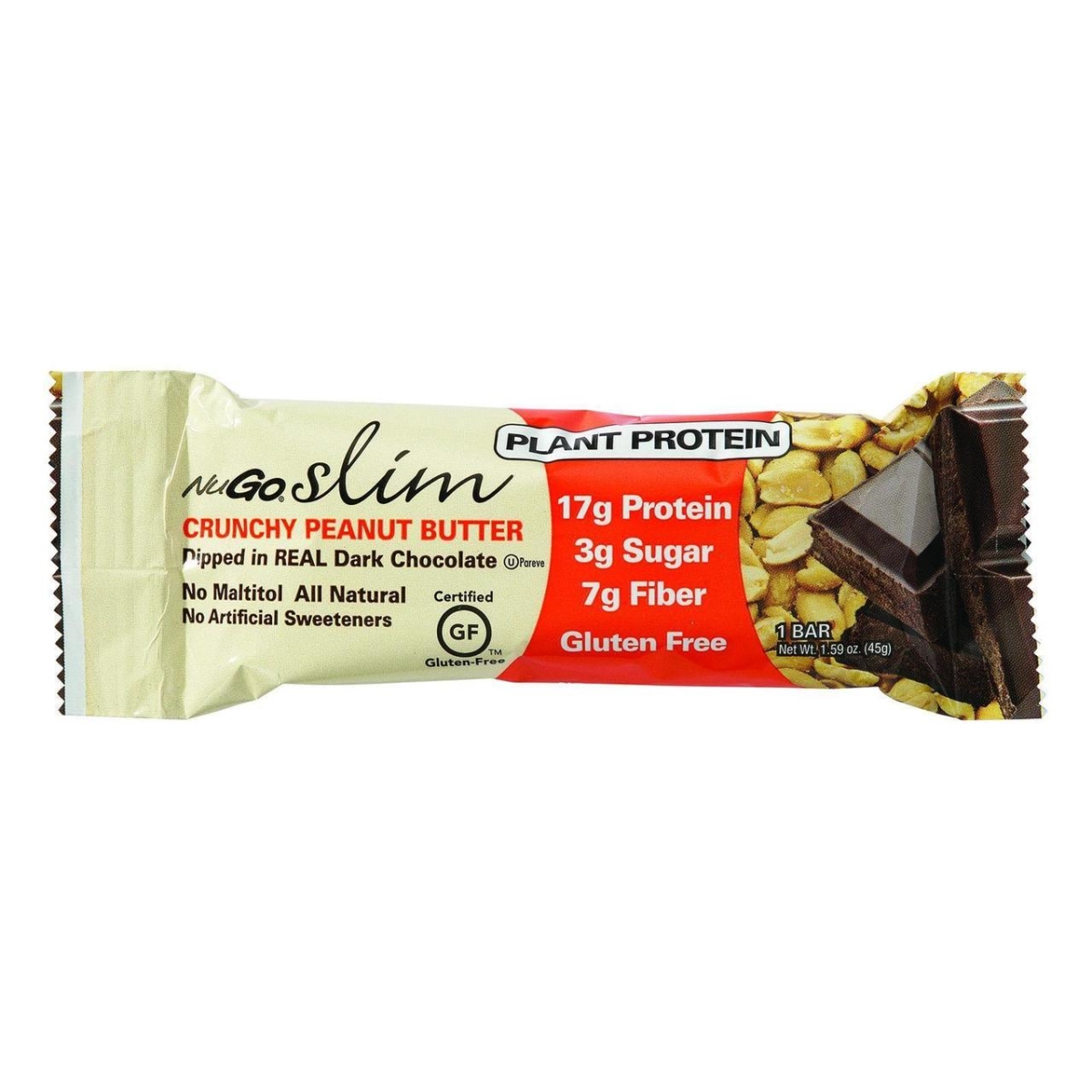 Hg1158443 1.59 Oz Slim Crunchy Peanut Butter Bar - Case Of 12