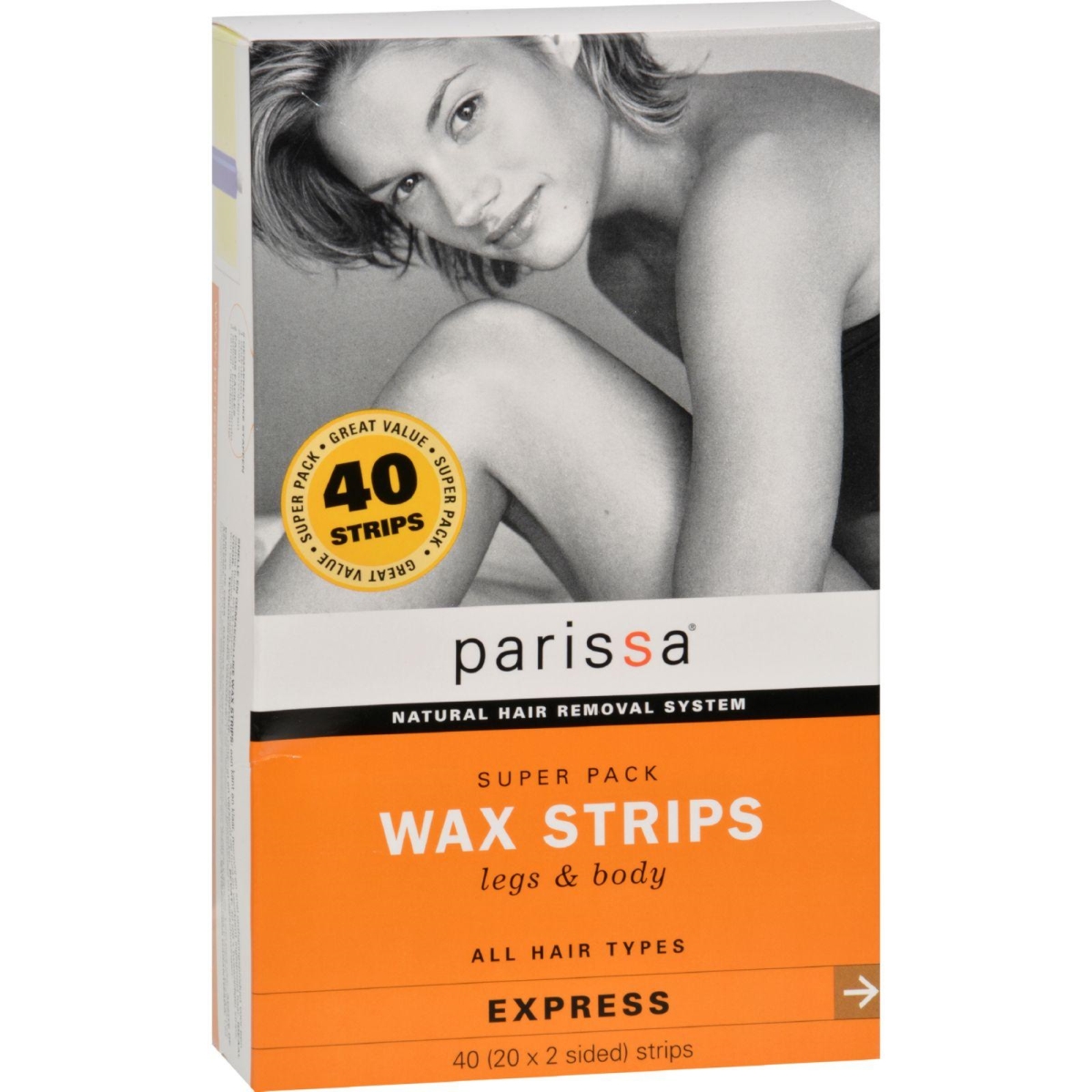 Hg1221027 Wax Strips For Legs & Body - 40 Count