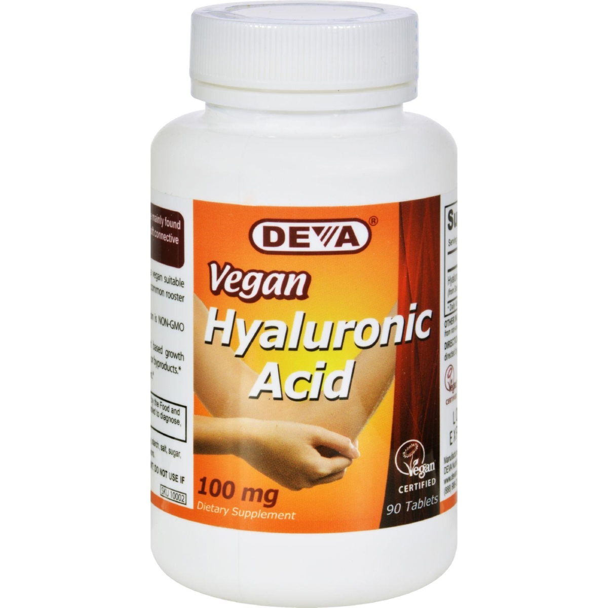 Hg1582444 100 Mg Vitamins Hyaluronic Acid - Vegan, 90 Tablets