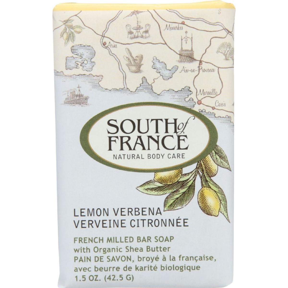 Hg1706365 1.5 Oz Travel Bar Soap - Lemon Verbena, Case Of 12