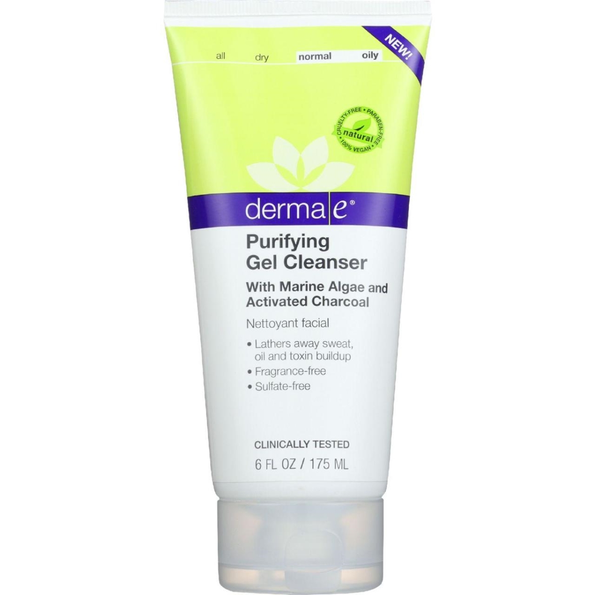 Derma E HG1724806 6 oz Purifying Gel Cleanser