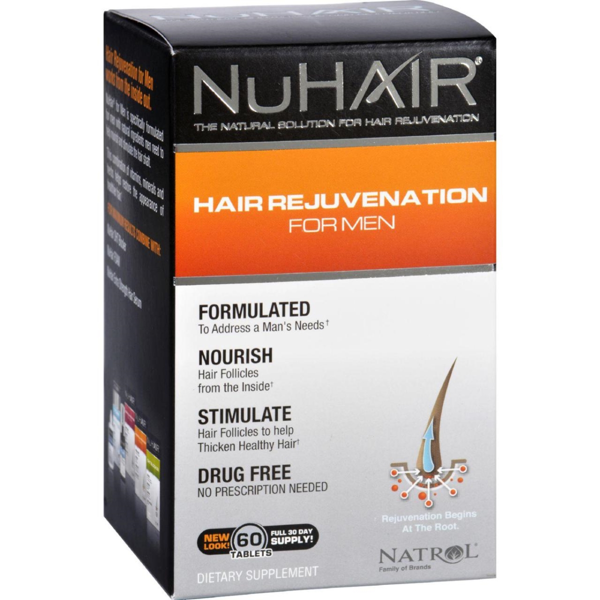 Hg1278977 Hair Regrowth For Men - 60 Tablets