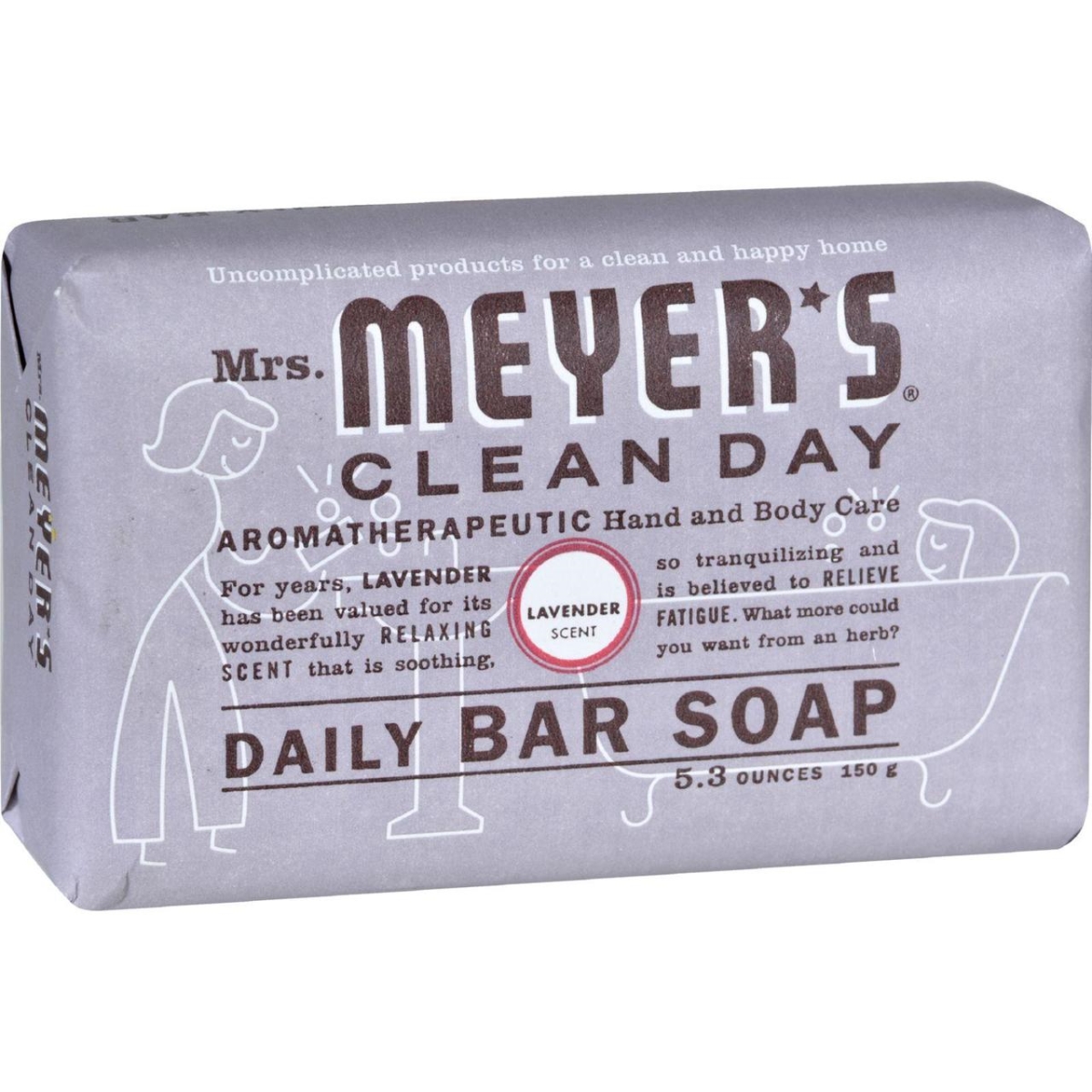 Hg1417799 5.3 Oz Bar Soap, Lavender - Case Of 12