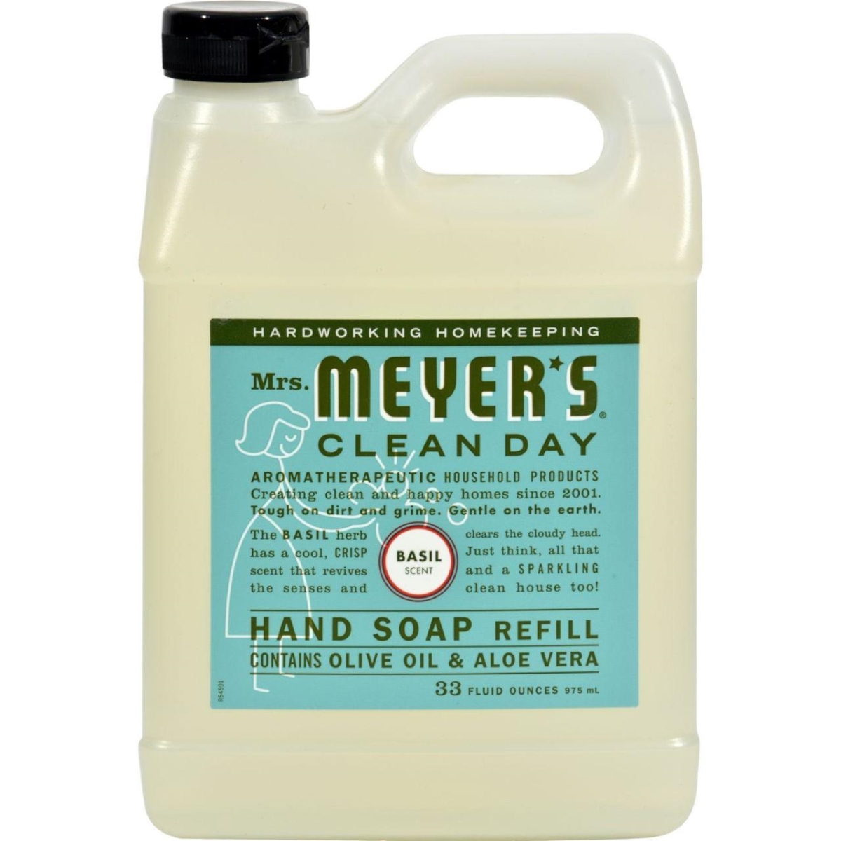 Hg1237791 33 Fl Oz Liquid Hand Soap Refill, Basil