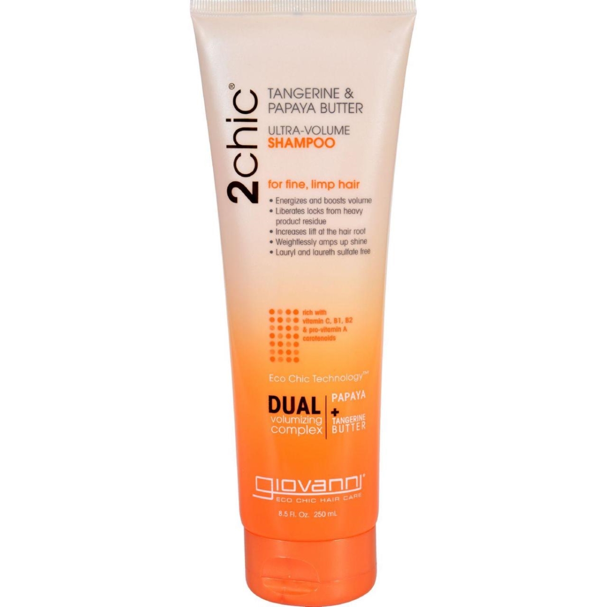 Hg1263722 8.5 Fl Oz 2chic Shampoo, Ultra-volume Tangerine & Papaya Butter