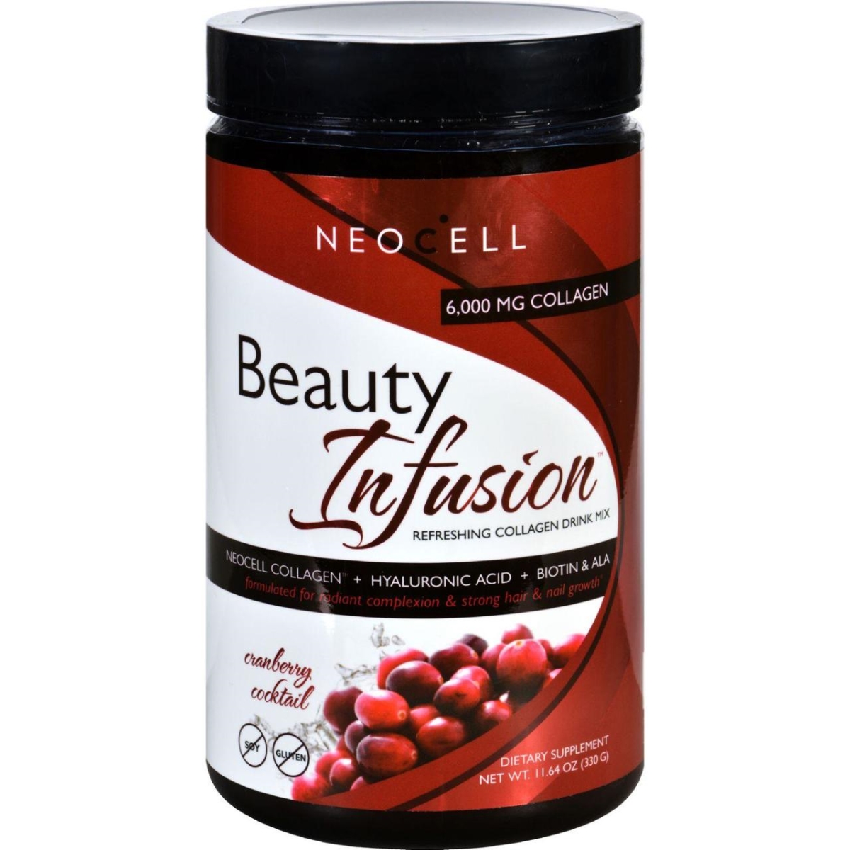Hg1641422 11.64 Oz Collagen Drink Mix Beauty Infusion, Cranberry Splash