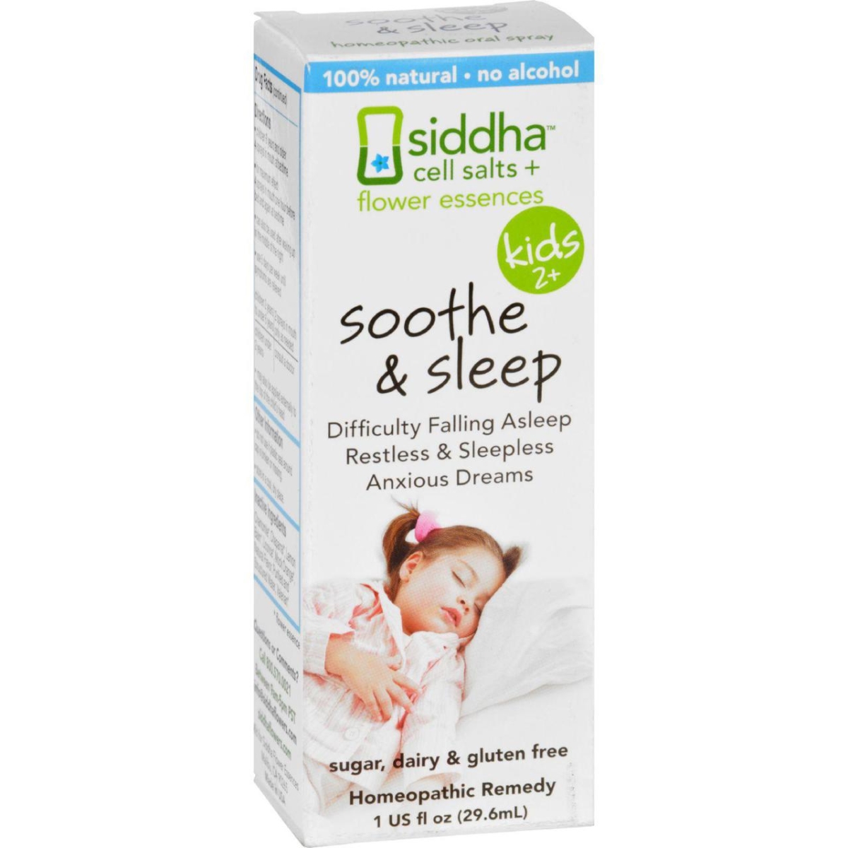 Sidda Flower Essences HG1557008 1 fl oz Soothe & Sleep for Kids - Age Two Plus