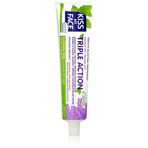 Hg1542612 4.5 Oz Toothpaste Triple Action Fluoride Free Paste
