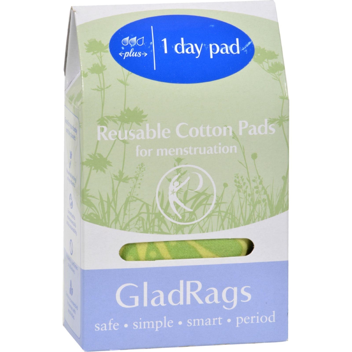 Gladrags Hg1602721 Day Pad Plus Cotton Color