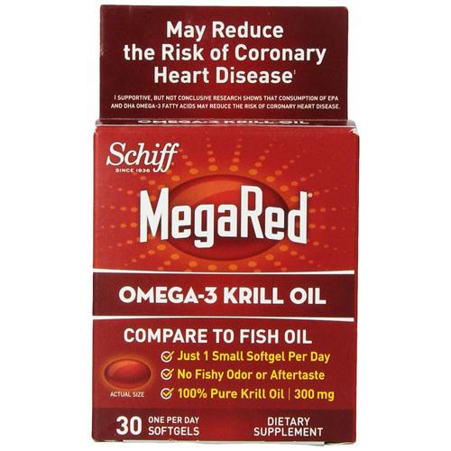 Hg1611532 300 Mg Omega 3 Krill Oil - Megared, 30 Softgels
