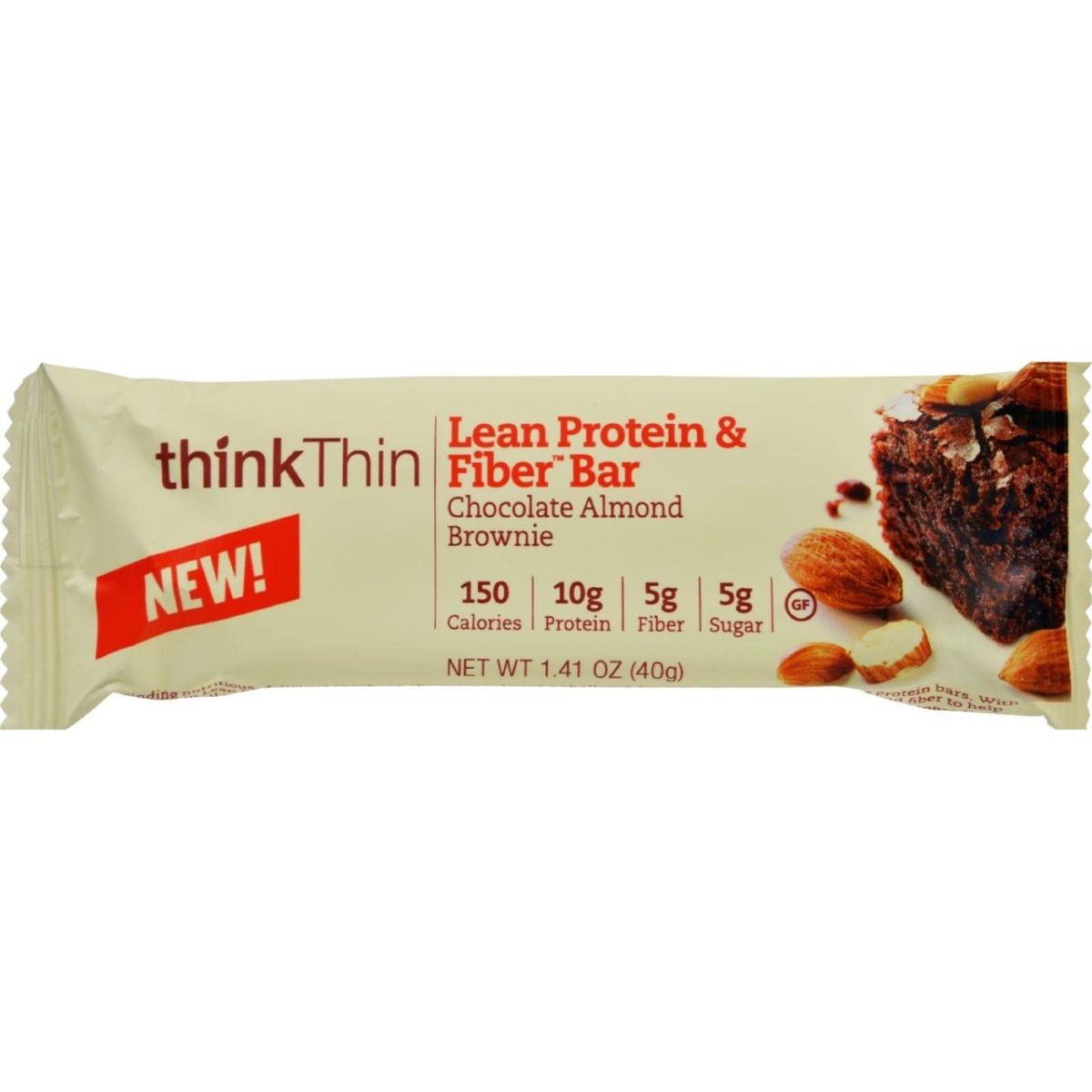 Hg1536846 1.41 Oz Thinkthin Bar Lean Protein Fiber, Chocolate Almond