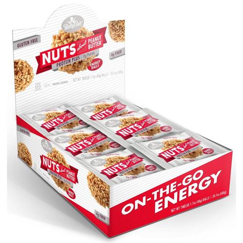 Hg1540459 1.7 Oz Protein Plus Nut Butter Balls - Peanut Butter, 12 Count