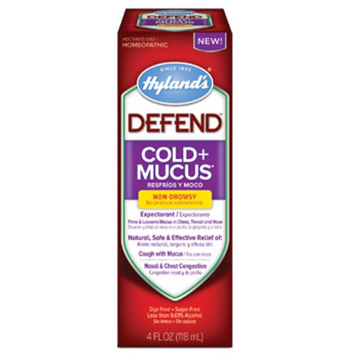 Hg1560846 4 Fl Oz Homepathic Cold & Mucus - Defend