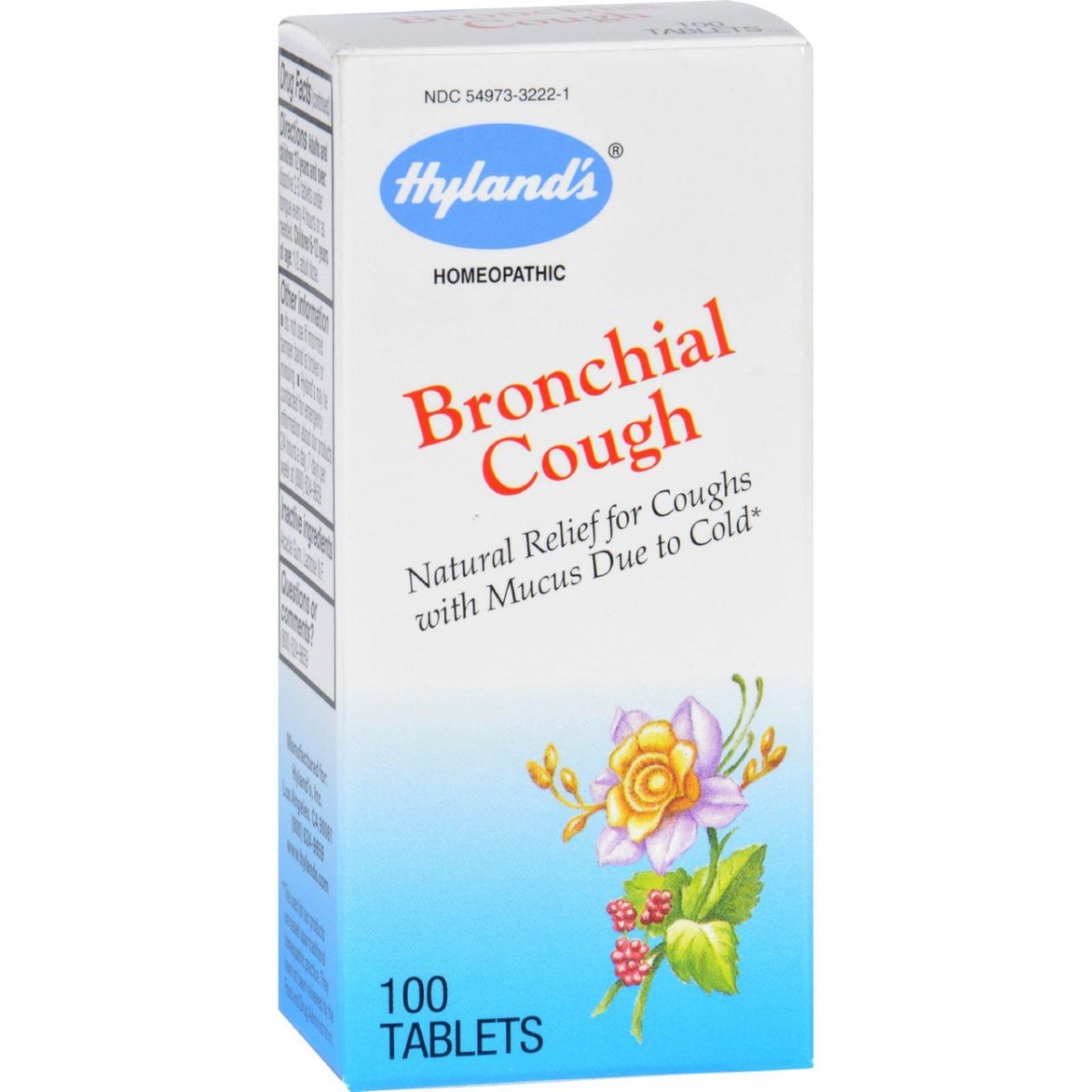 Hg1720275 Homeopathic Bronchial Cough - 100 Tablets