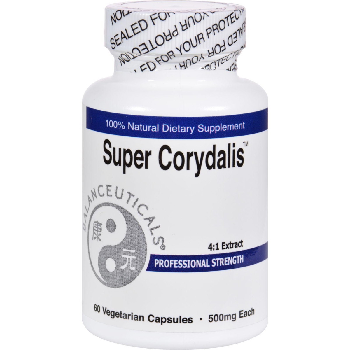 Hg1615236 500 Mg Super Corydalis 4 Is To 1 Extract - 60 Veg Capsules